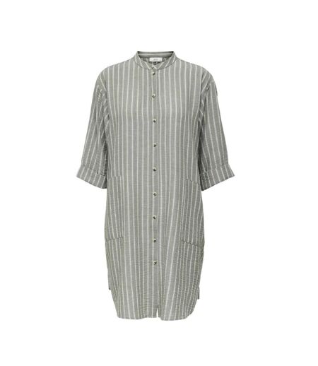Robe rayure vert/blanc femme jdy emilia