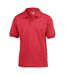 Dryblend polo enfant unisexe rouge Gildan-1