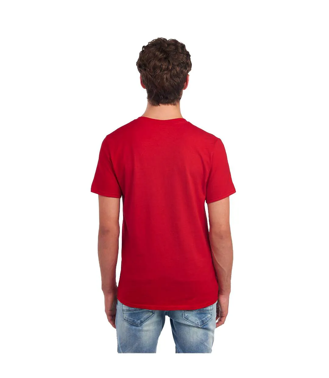 Mens Eco Premium Organic T-shirt True Red Jerzees-3