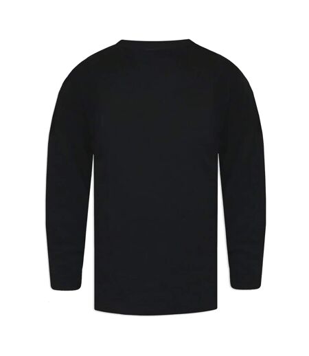 Mens D555 Exeter Thermal Kingsize Long-sleeved T-shirt Black Duke