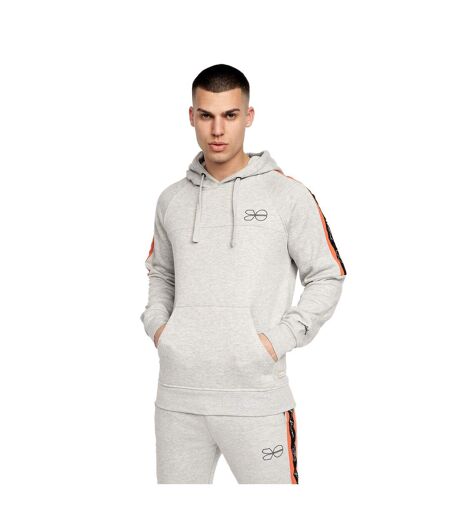 Sweat À Capuche Chillmake Homme Gris Chiné Crosshatch