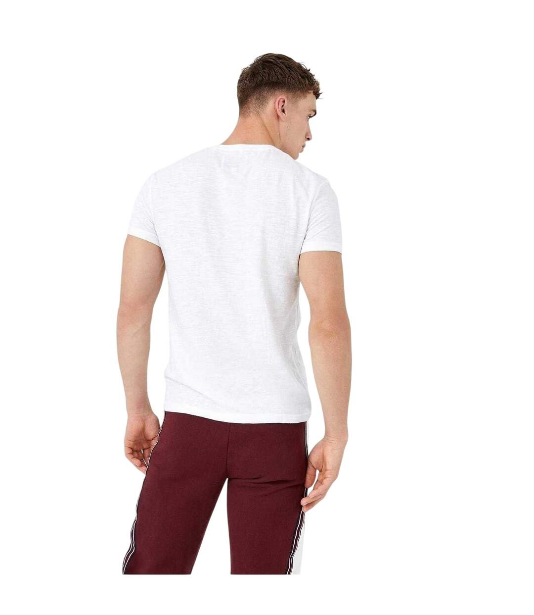 T-shirt Motif/style Logo Ayleford Homme Blanc Jack Wills-3