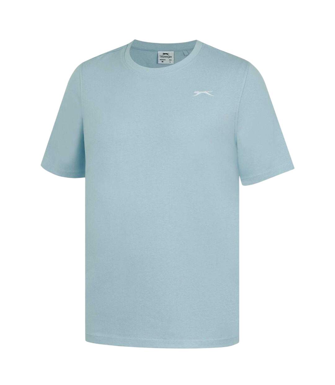 T-shirt Motif/style Logo 3d Homme Bleu Clair Slazenger-3