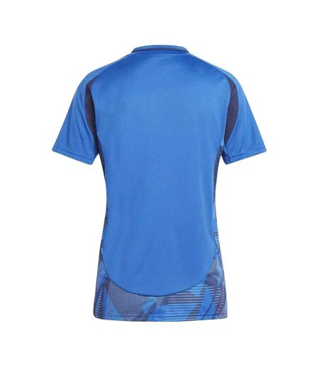 Womens/ladies Tiro 24 Competition Match T-shirt Royal Blue Adidas