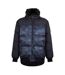 Mens Camouflage Puffer Jacket Black 274 Studio-1