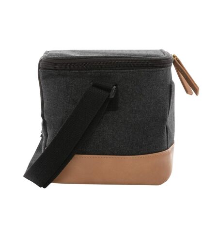 6l recycled canvas cooler bag one size black XD Collection