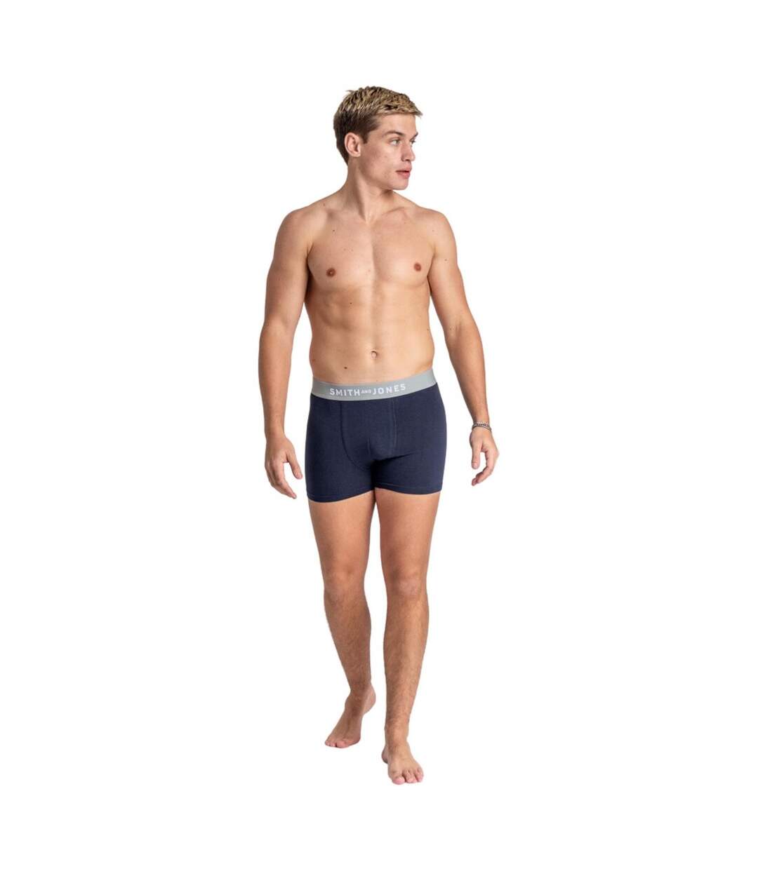 Boxers lathan homme noir / bleu / bleu marine Smith & Jones Smith & Jones