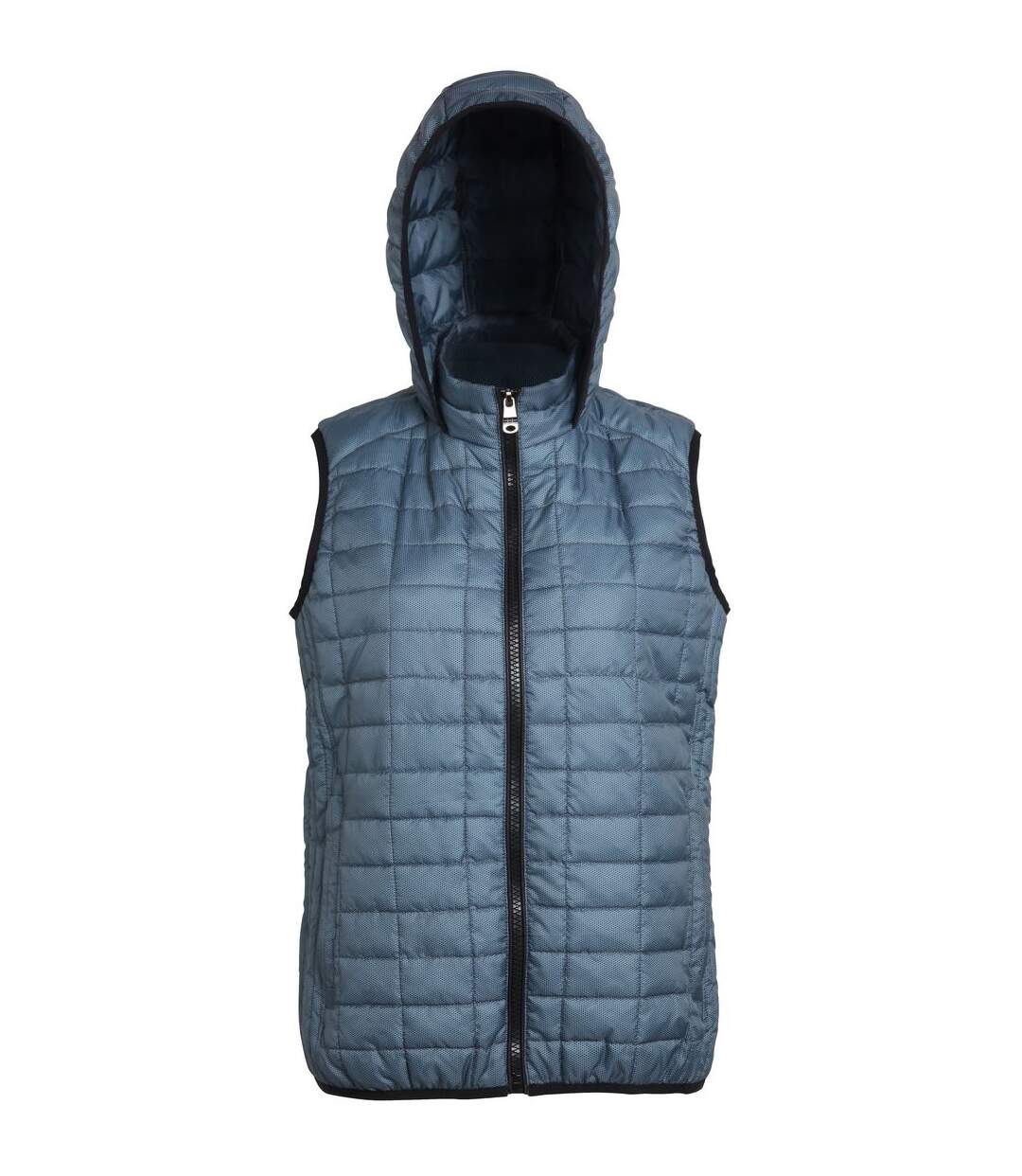 Doudoune gilet sans manches pour femme - TS24F - gris