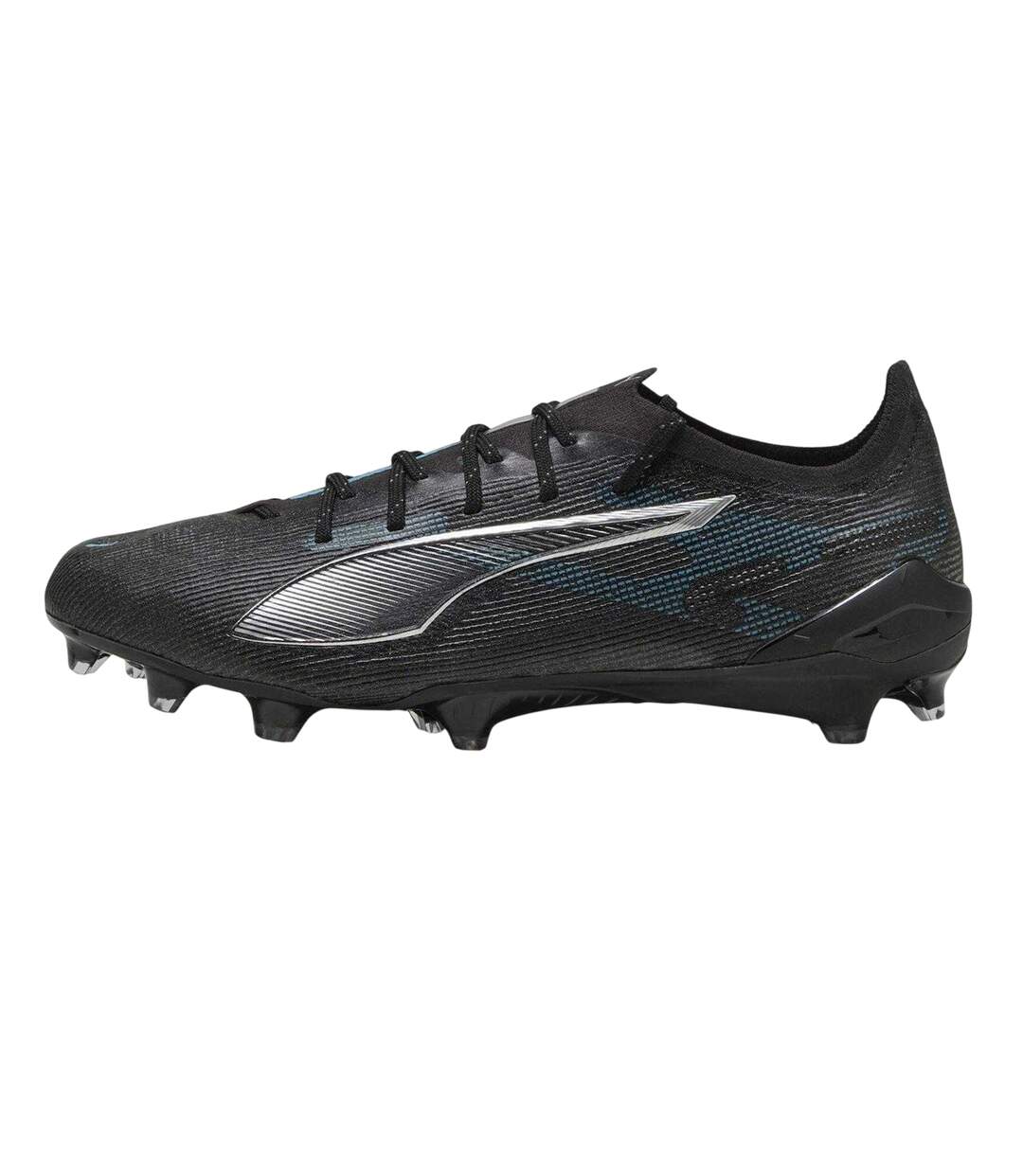Mens Ultra 5 Ultimate Flat Firm Ground Football Boots  Black Puma-2