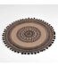 Set de Table en Jute Renata 38cm Noir-2