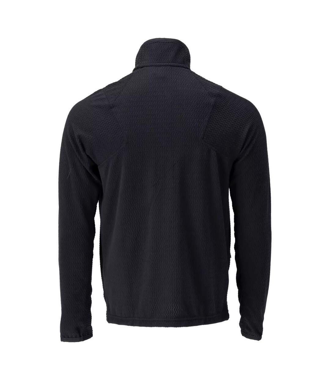 Mens Customised Patterned Fleece Jacket Dark Navy Mascot-2
