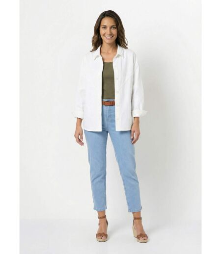Veste surchemise coton broderie anglaise