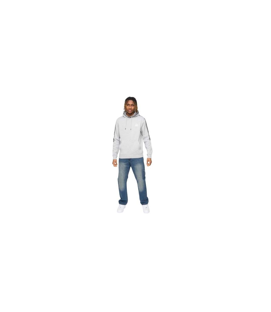 Sweat À Capuche Tapelny Homme Gris Chiné Kings Will Dream-1