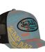 Casquette trucker avec filet print all over Cafe  Jean Vondutch-3