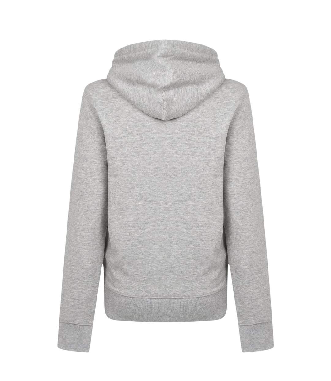 Womens/ladies Large Logo Hoodie Grey Marl Firetrap-3