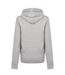 Womens/ladies Large Logo Hoodie Grey Marl Firetrap-3