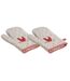 Gant de cuisine motif poule (Lot de 2)