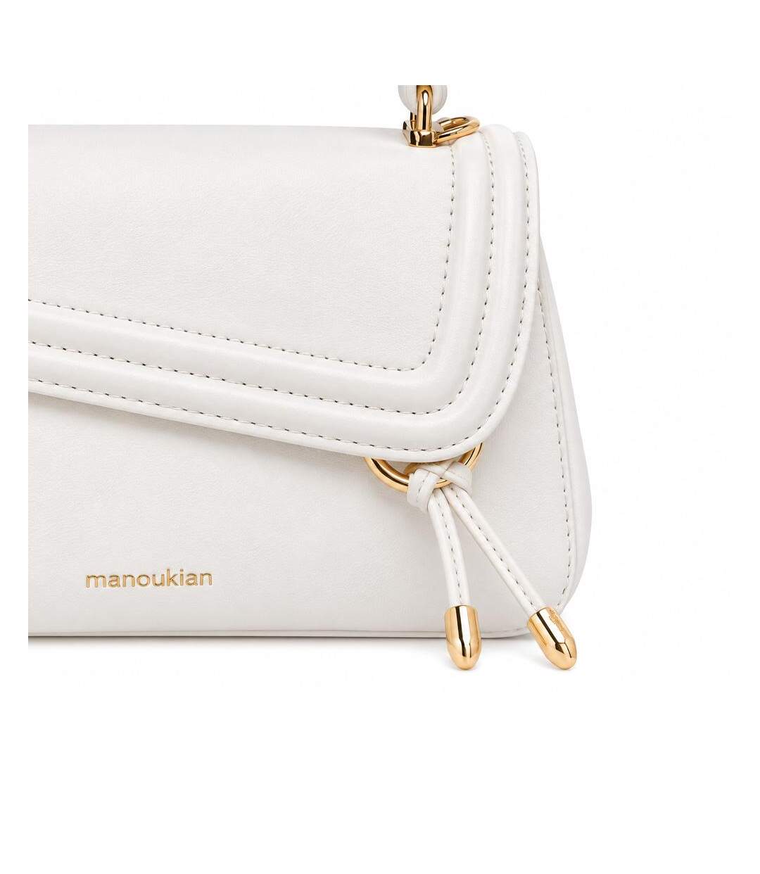 Sac à bandoulière blanc femme manoukian melissa-2