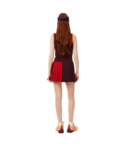Jupe Tennis Femme Rouge Bordeaux Lacoste