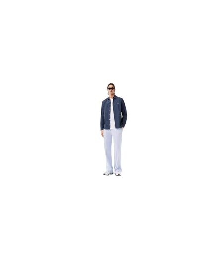 Chemise Manches Longues Homme Bleu Marine Foncé Lacoste