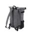 Sac À Dos Block Taille Unique Gris Chiné Noir Bagbase-2