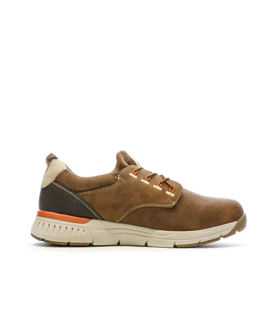 Baskets camel homme relife hugo-2