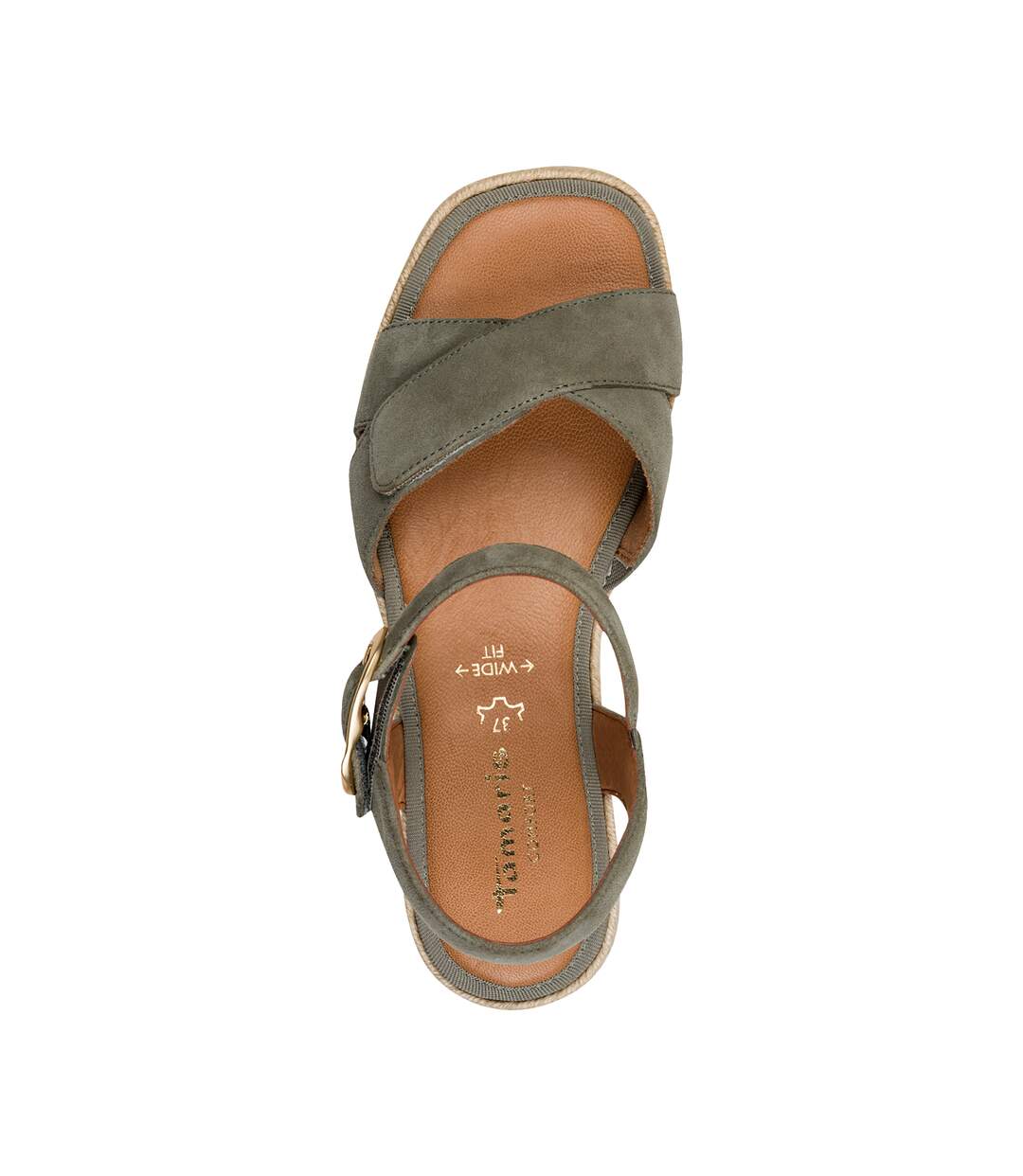Sandales Cuir Compensée Tamaris Comfort-5