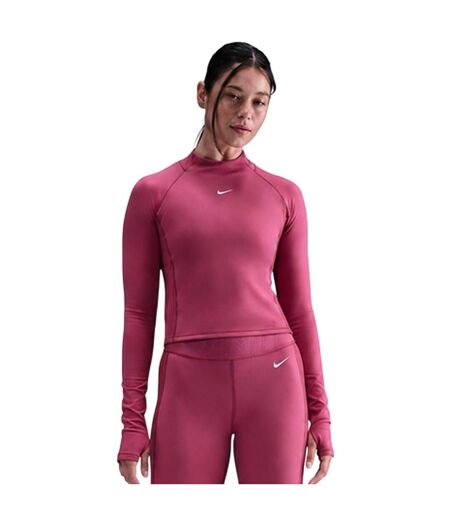 Haut Manches Raglan Sport Motif/style Swoosh Femme Pourpre Nike
