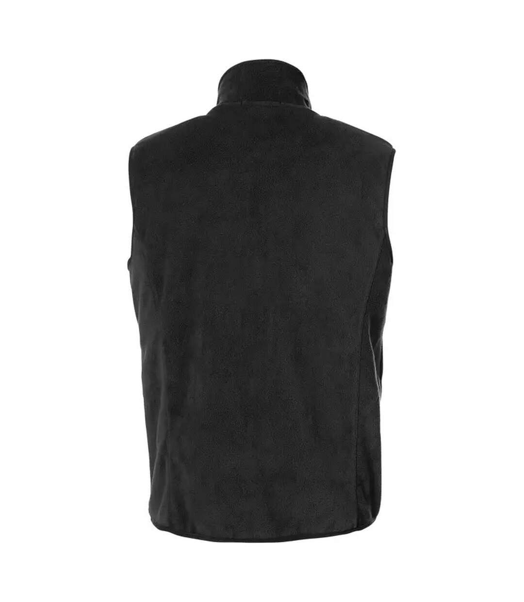 Mens Basic Polar Fleece Gilet Black Clique-2