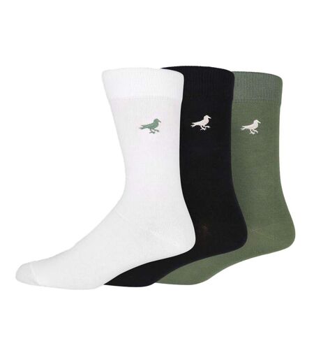 Lot De 3  Chaussettes Robin Silver Lake Homme Blanc Modern Amusement