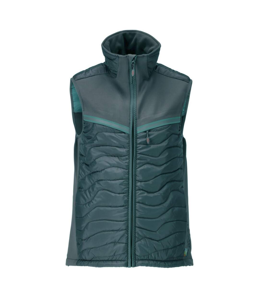Mens Customised Cli Thermal Gilet Forest Green Mascot-1