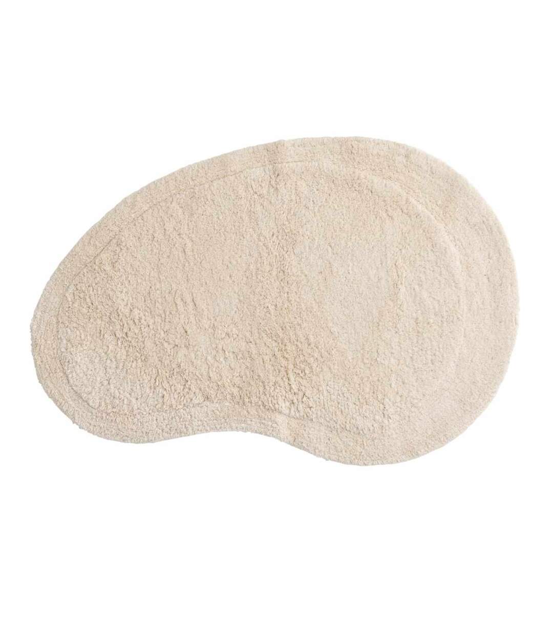 Tapis de Salle de Bain Elvise 60x85cm Naturel-1