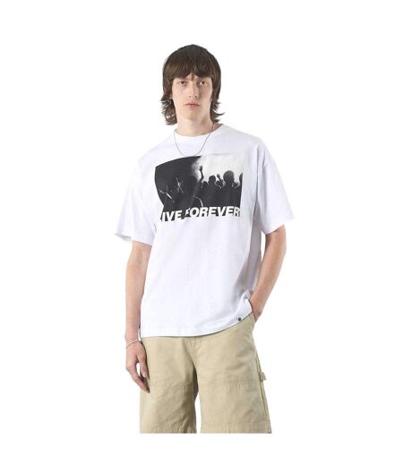 T-shirt Live Forever Homme Blanc Pretty Green