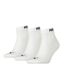 X3 Paires de Chaussettes Blanches Mixte Puma Quarter - 35/38