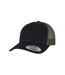 Casquette Trucker Motif/style Rétro Noir Marron Flexfit-1