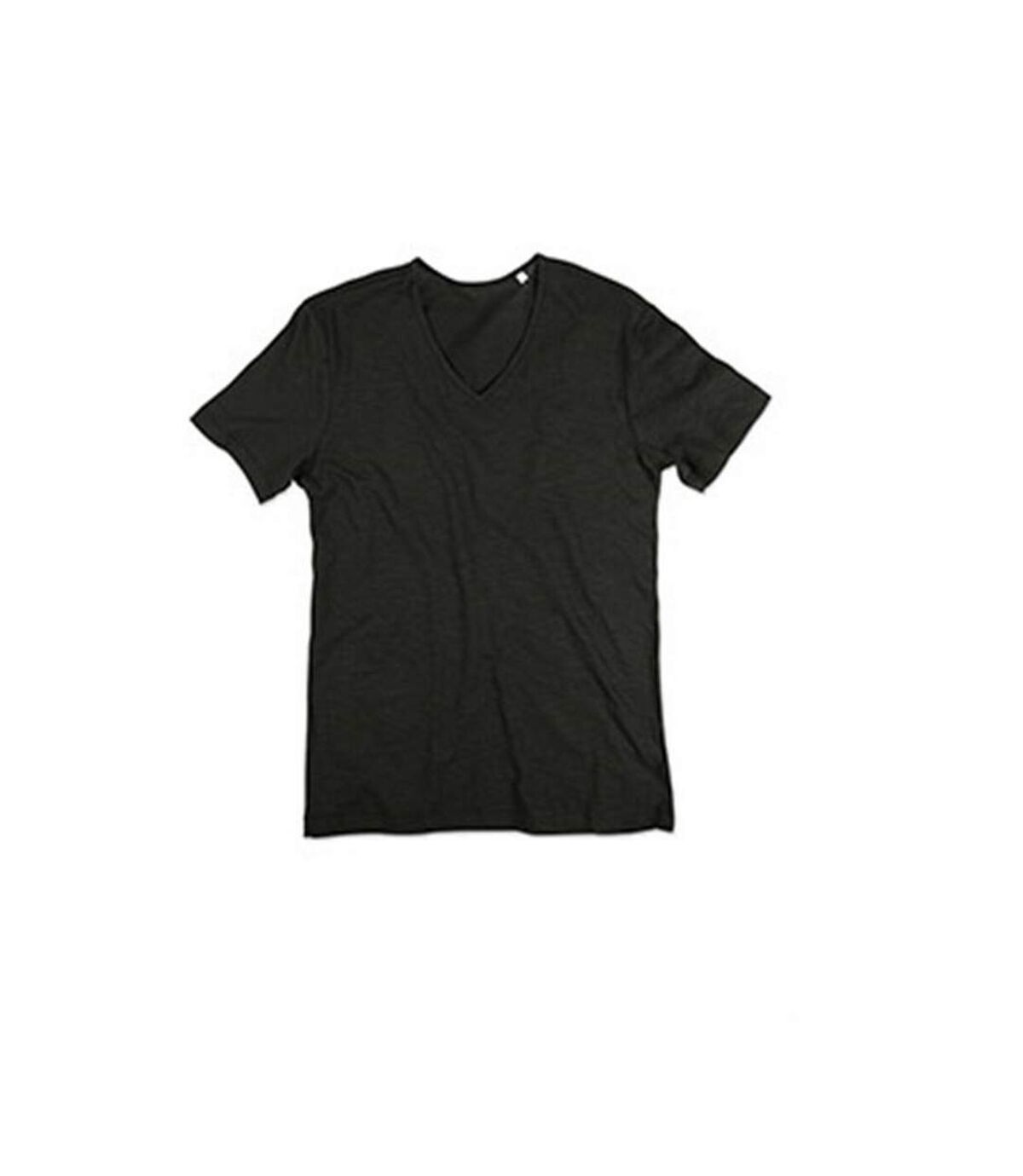 Stedman Mens Shawn V Neck Slub T-Shirt (Black Opal) - UTAB374