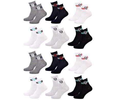 Chaussettes SERGIO TACCHINI QUARTER 12 Pcs 2620