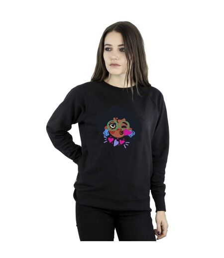 Disney Womens/Ladies Encanto Mirabel Kiss Sweatshirt (Noir) - UTBI16898