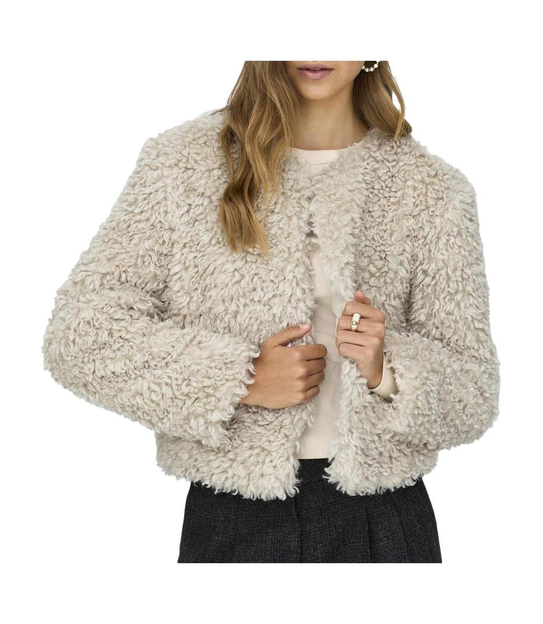 Veste beige femme jdy neo-1