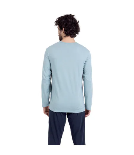 Pyjama long col rond homme SmileyWorld® I Athena