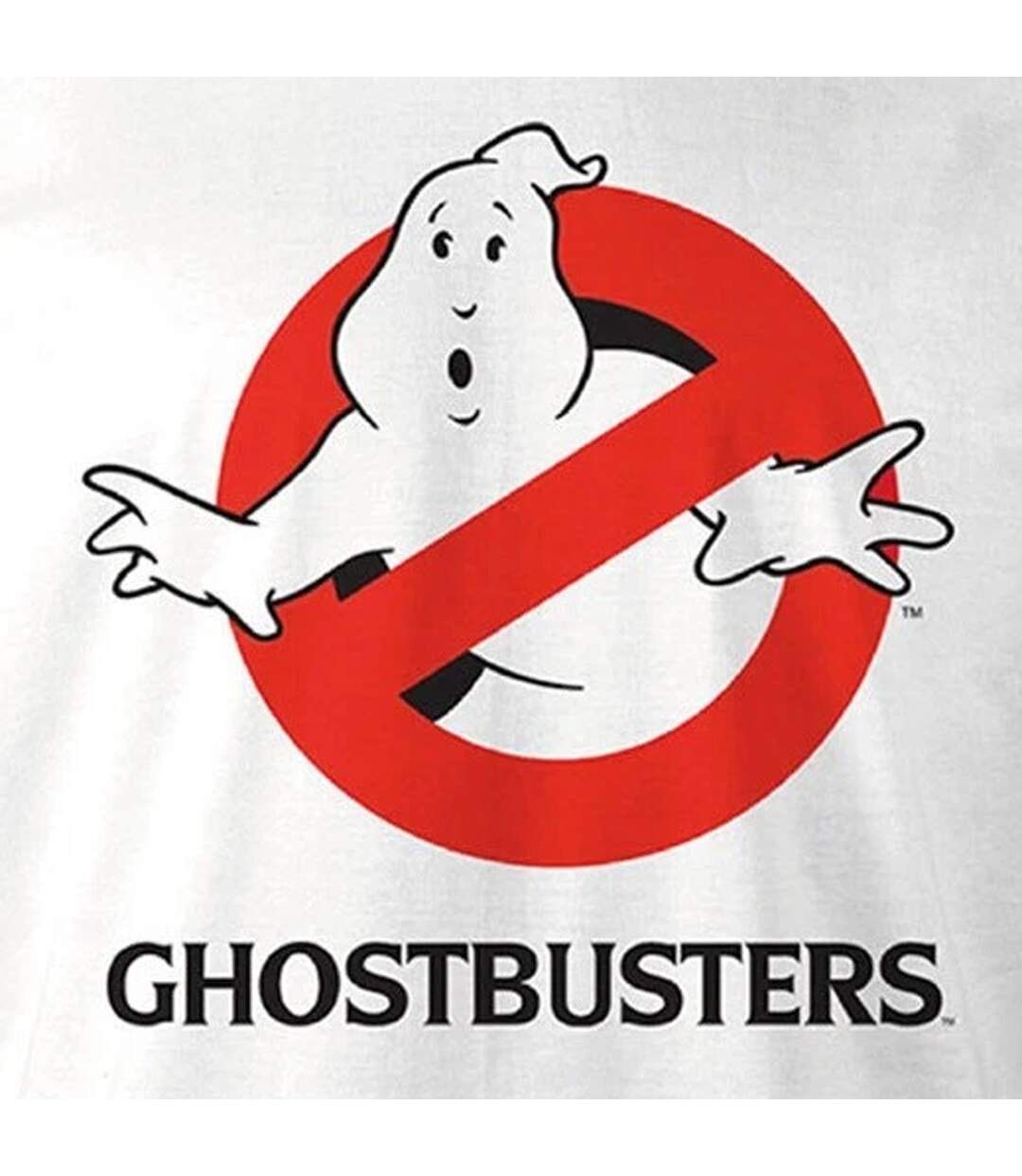 T-shirt Motif/style Fantôme Homme Blanc Ghostbusters-3
