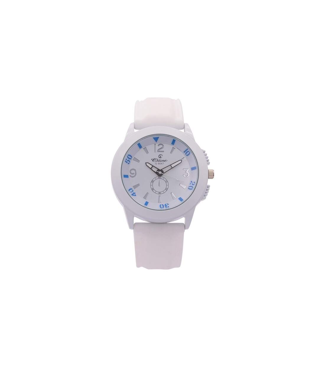 Montre Homme Matière Silicone Blanc CHTIME