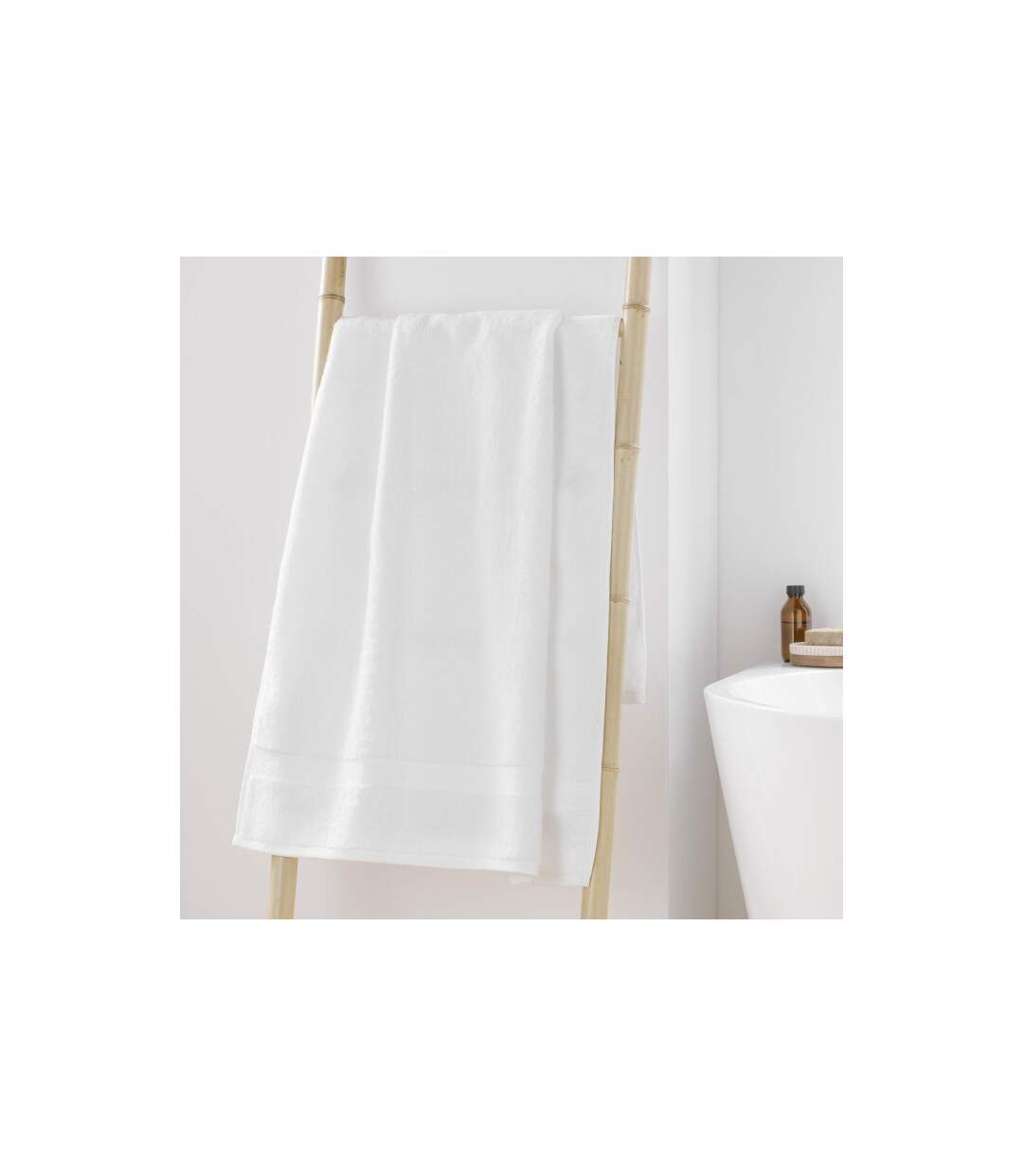 Drap de Douche Elegance 70x130cm Blanc-3