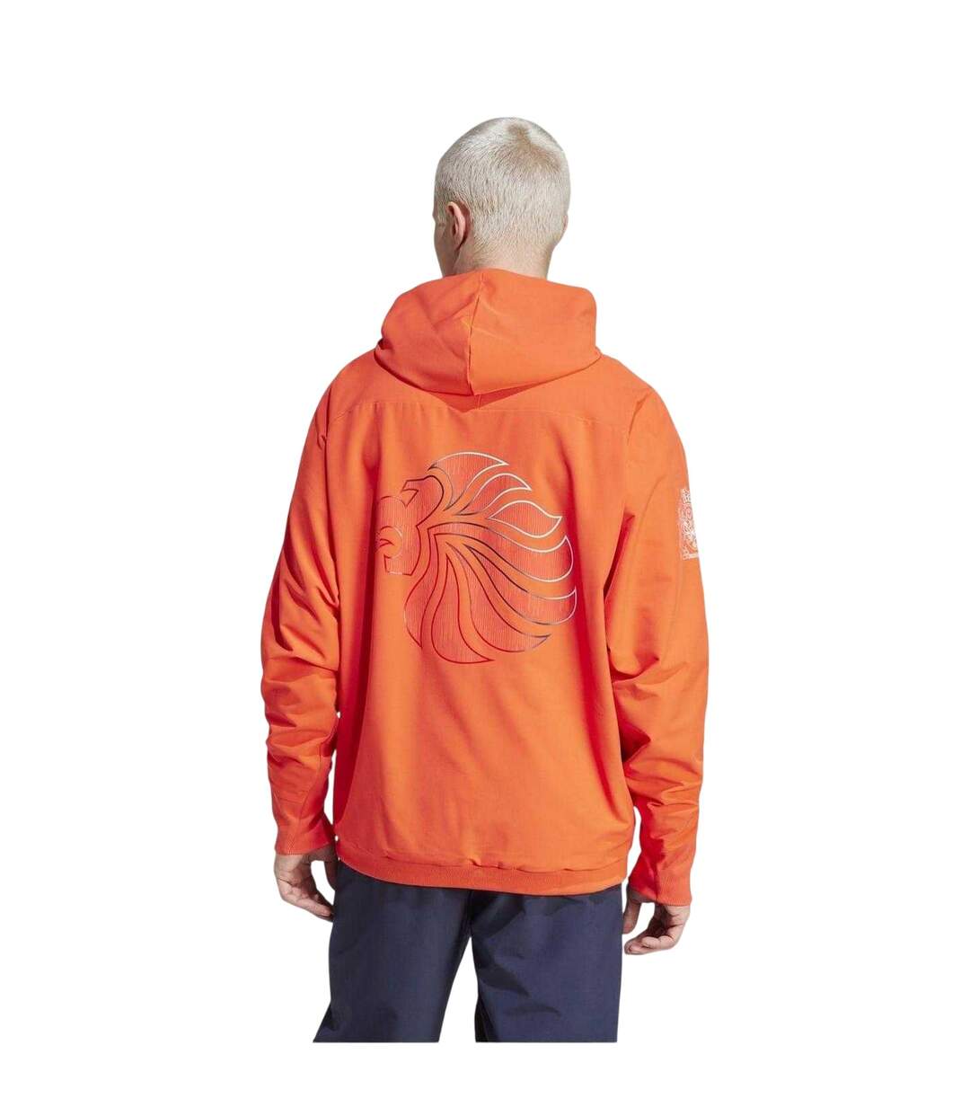 Veste À Capuche Motif/style Team Gb Z.n.e. Homme Rouge Adidas-3