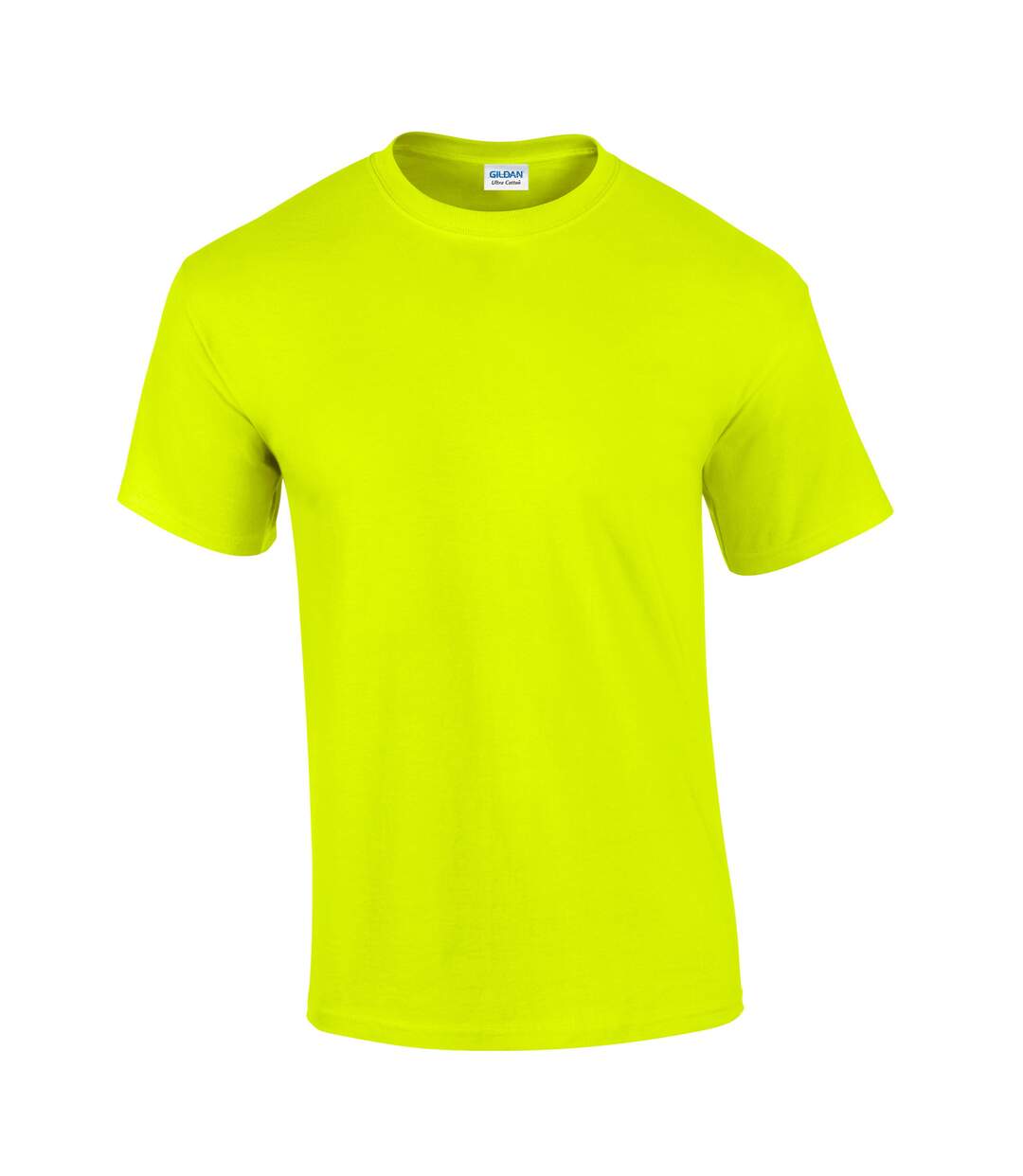 T-shirt adulte vert fluo Gildan