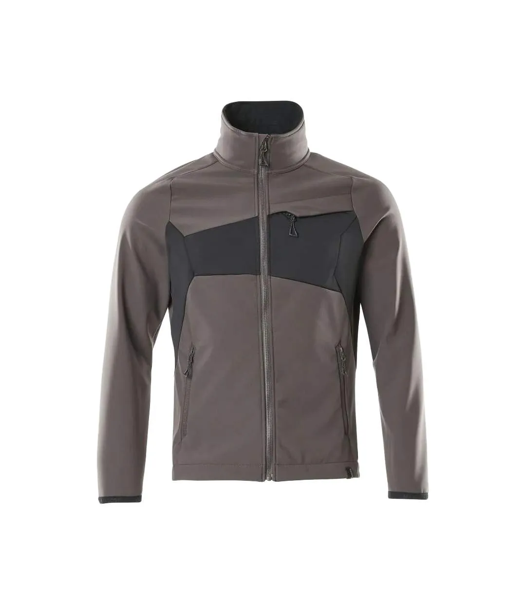 Mens Accelerate Soft Shell Jacket Dark Anthracite Black Mascot-1