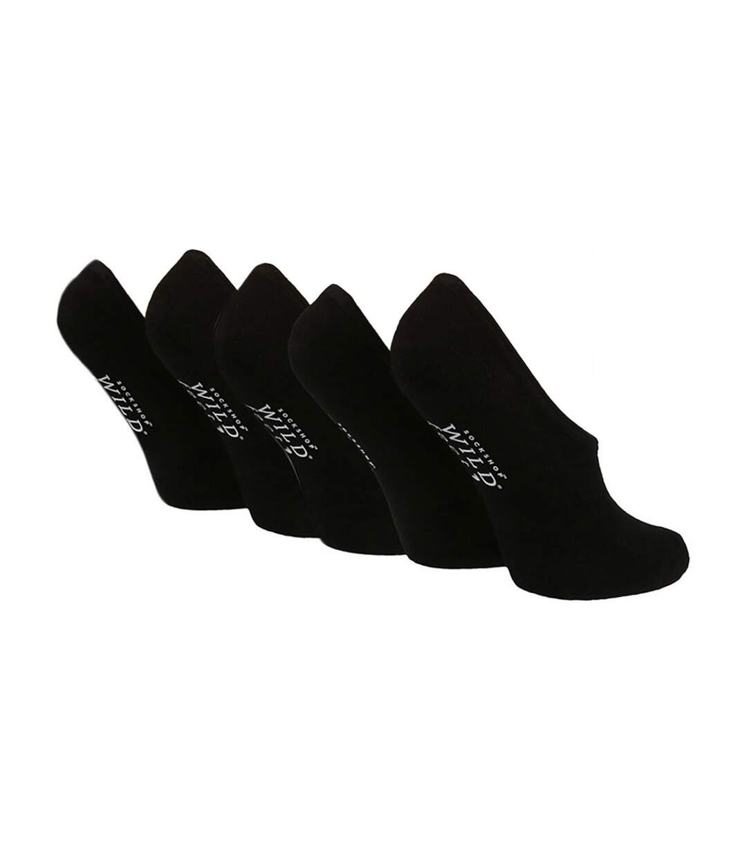 2 Pack Ladies Cushioned Low Cut Shoe Liner Socks with Silicone Heel Grip-1