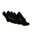 2 Pack Ladies Cushioned Low Cut Shoe Liner Socks with Silicone Heel Grip-1