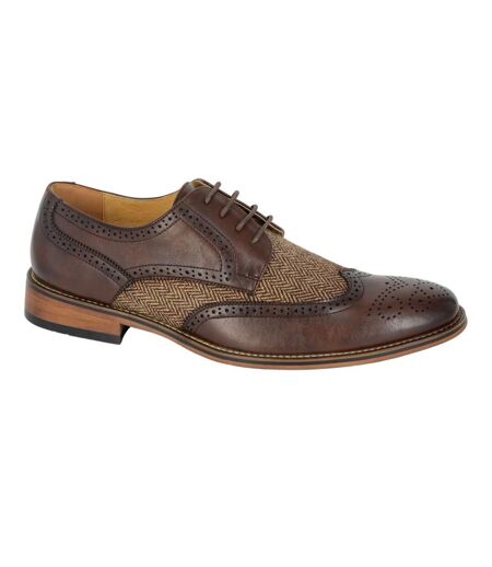 Chaussures Brogues Homme Marron Foncé Goor