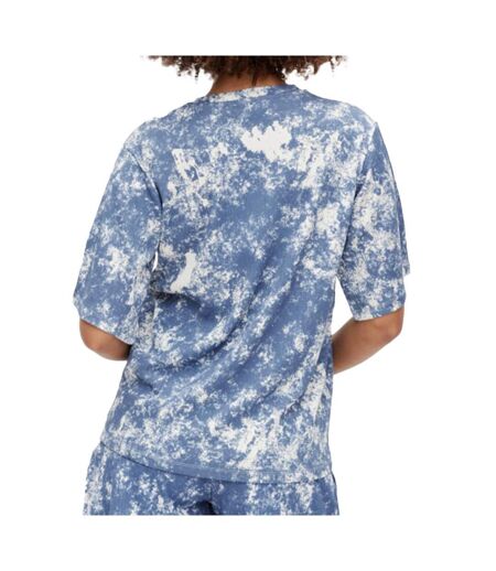 T-shirt bleu/blanc femme mamalicious mlstine - l